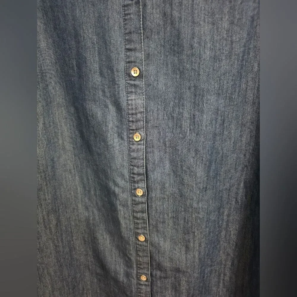 Womens Long Sleeve Denim Dress